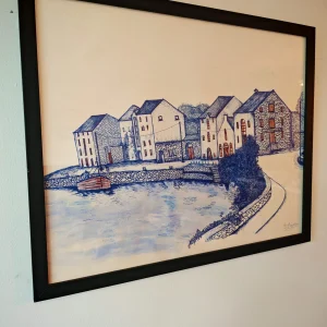 painting-ramelton-shore-road-local-artist-coffee-shop-coffee shop-food
