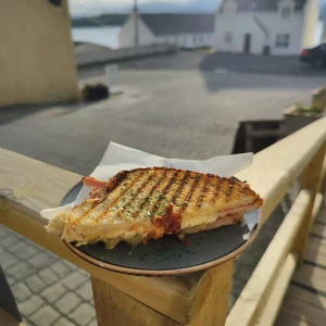 downings-county-donegal-toastie-cheese-ham-ireland-cafe-coffee-cappucino-flat white